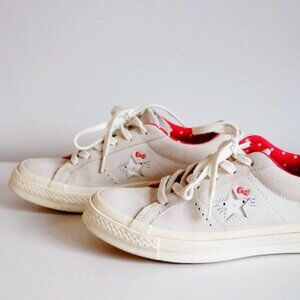 Hello Kitty x Converse One Star Low Top Sneakers
